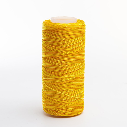 Caja 6 Pzs Hilo Crochet Nylon Sedificado Selanusa Color Amarilo Canario
