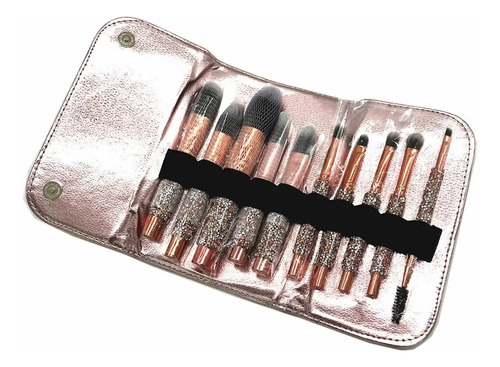 Nuevo Juego De Brochas De Maquillaje Con Mango De Diamante,