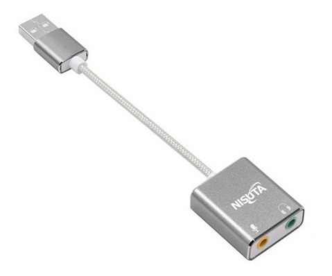 Adaptador Conversor Audio Usb A 3.5mm Mic+auricular Premium