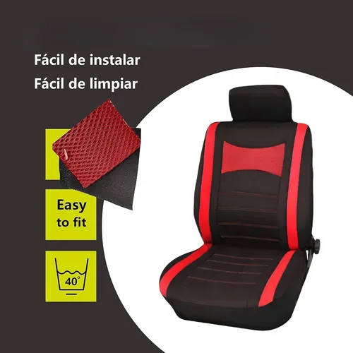 X2 Funda Cubre Asiento Delantero Individual 2pcs Funda Malla