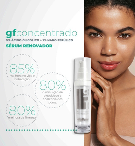 Vita Derm Gf Concentrado + 30 Anos Sérum Renovador 30ml Momento De Aplicação Noite Tipo De Pele Todo Tipo De Pele