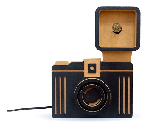 Imagen 5 de 5 de Lampara Camara Retro Decorativa Nordica Escandinava Interrup