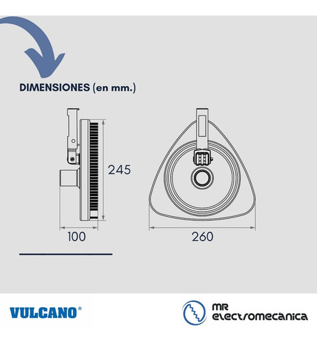 Imagen 7 de 10 de Kit Limpieza Vulcano: Limpiafondo + Manguera X 10mt + Acople