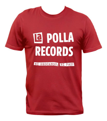 Remera La Polla Records Ni Descanso Ni Paz Punk Rock