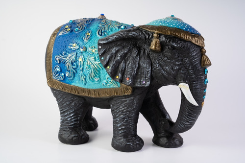 Elefante Maravilloso Figura Decorativa Mediana Única