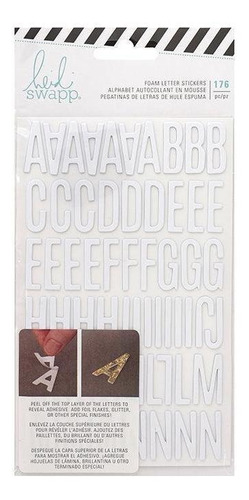 Alfabeto Adhesivo Doble Cara 3d Letras Abecedario Stickers