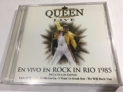 Queen Live En Vivo En Rock In Rio 1985 Cd Nuevo Cerrado