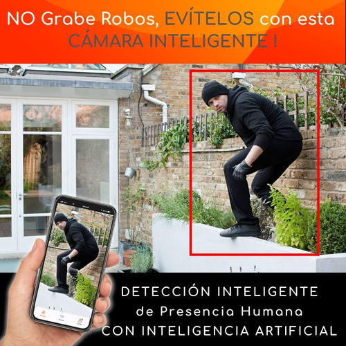 Imagen 2 de 9 de Cámara Vigilancia Wifi Inteligente Ultra Hd, Audio Y Alarma