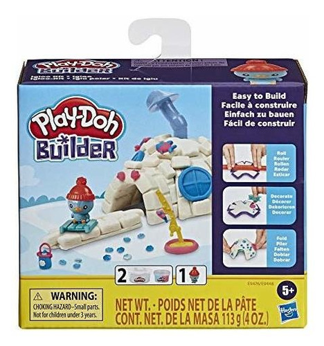Manualidades - Play-doh Builder Igloo Mini Kit De Construcci