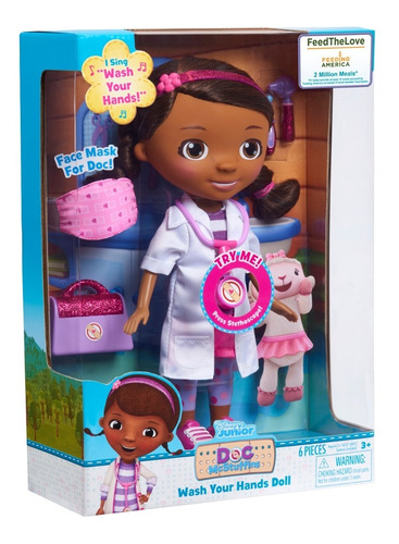 Muñeca Doctora Juguetes Con Sonidos Y Accesorios Disney