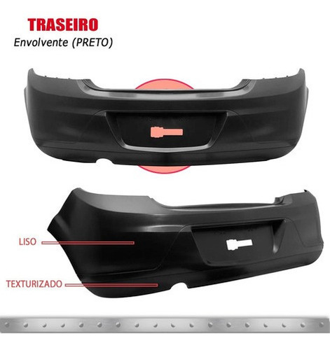 Parachoque Traseiro Onix Lt Ltz 2012 13 14 15 16