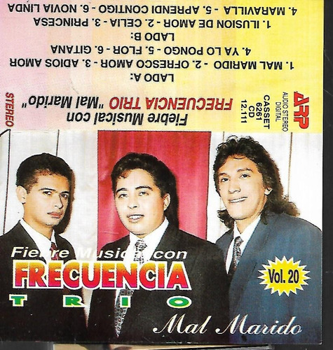 Frecuencia Trio Vol.20 Album Mal Marido Sello Arp Cassette