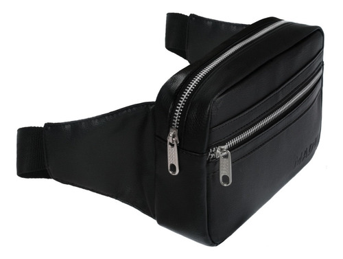 Imagen 2 de 10 de Riñonera Hombre Mujer Urbana Eco Cuero Premium Regalo Madu
