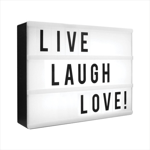 Imagen 1 de 10 de Cartel Luminoso Cine Marquesina Led Letras Grande 30x22cm