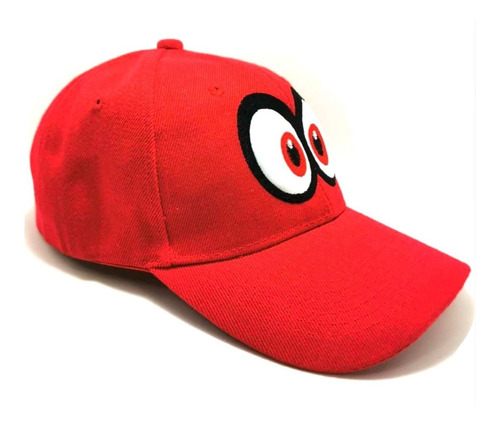 Gorra Cappy Mario Bros Odyssey Ojos Bordado Niños Luigi Kart