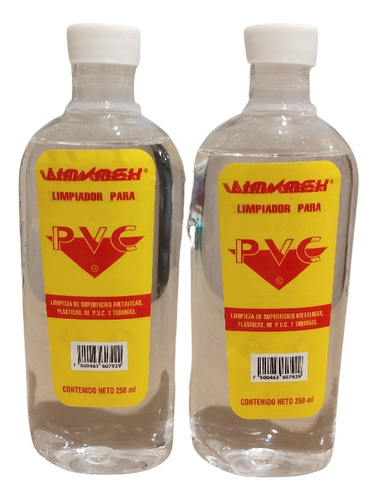 Limpiador De Pvc Y Tuberías Limmex 250 Ml ( 2 Piezas )