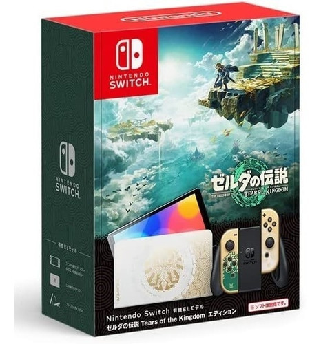 Nintendo Switch Oled 64gb Zelda Color Dorado/ Negro