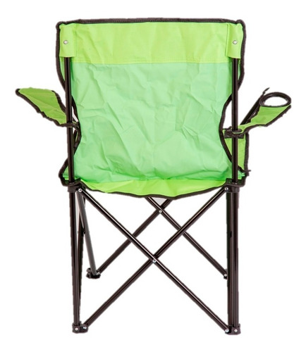 Silla Sillon Plegable Camping Playa Porta Vaso Modelo3 Color Verde Claro