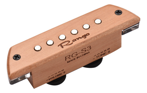 Batería Pickup Acoustic Rg-s3, Requiere Taladrar La Guitarra