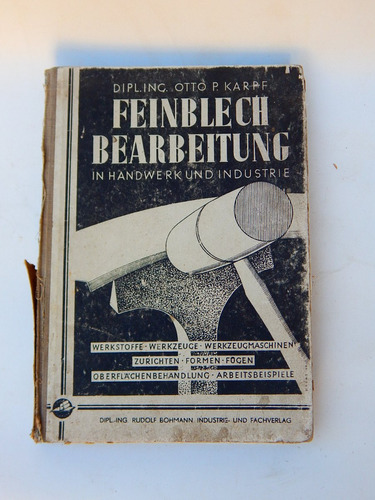 Libro De Matriceria Feinblech Bearbeitung - Otto P. Karpf