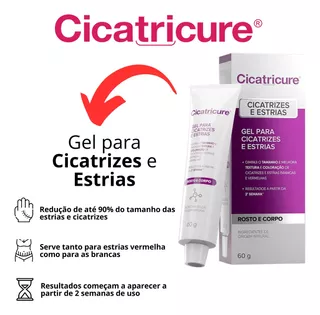 Gel Para Cicatrizes E Estrias Cicatricure - Grande 60g