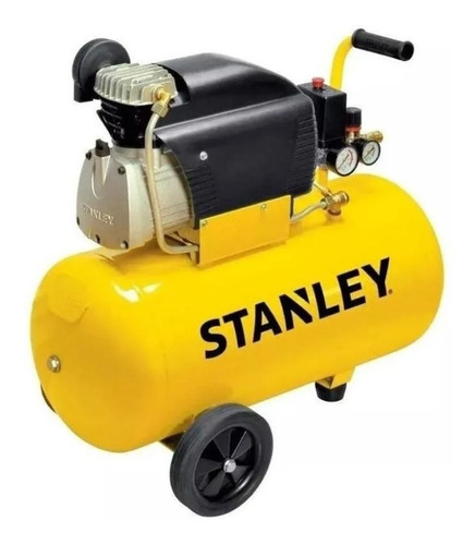 Compresor De Aire Stanley Con Ruedas 50 Litros 2 Hp 1500w