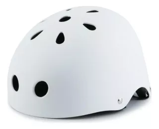 As Fish - Casco Para Bicicleta Y Scooter Con Regulador - L Color Blanco