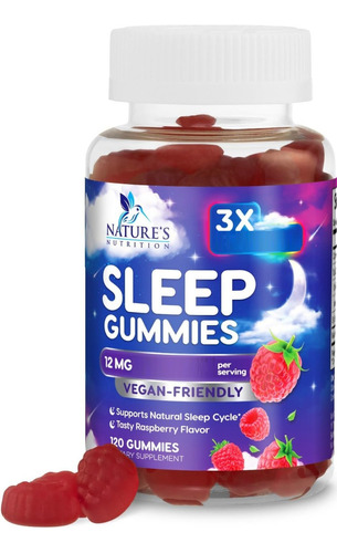 Nature's Nutrition | Sleep Gummies | 12mg | 120 Gummies