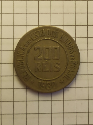 Moeda 200 Réis 1930