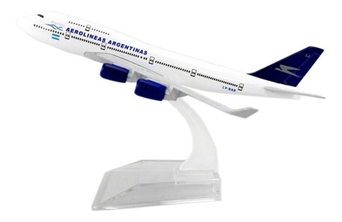 Avião Comercial Boeing 747 Aerolineas Argentinas Metal 16 Cm