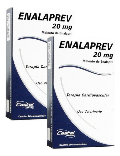 2 Enalaprev 20mg 20 Comprimidos - Cepav - Imediato