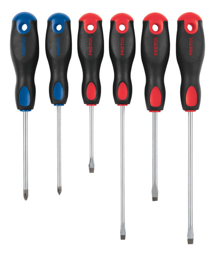 Juego De Desarmadores 6 Pzas Mango Comfort Grip - 20220