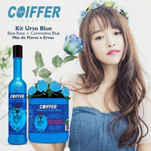 Imagem 2 de 4 de Kit Capilar Urso Blue Coiffer Elimina Odores