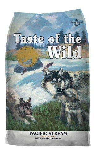 Alimento Taste of the Wild Pacific Stream Pacific Stream Puppy para perro cachorro sabor salmón ahumado en bolsa de 5.6kg