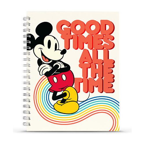 Cuaderno A5 Mooving Tapa Dura Mickey Mouse - Good Times