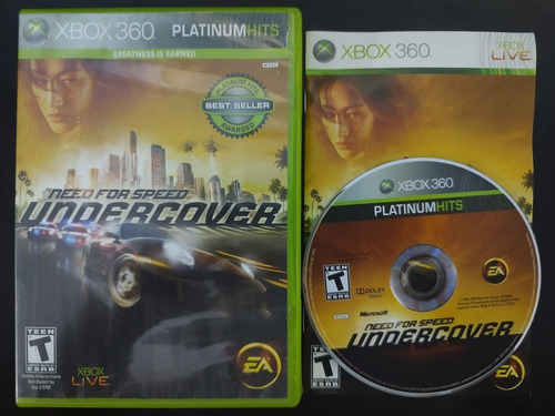Need For Speed Undercover Xbox 360 Original Físico Completo 