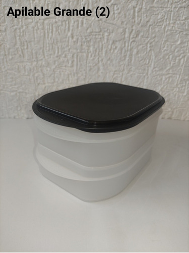 Set De 2 Envases Apilables Tupperware 