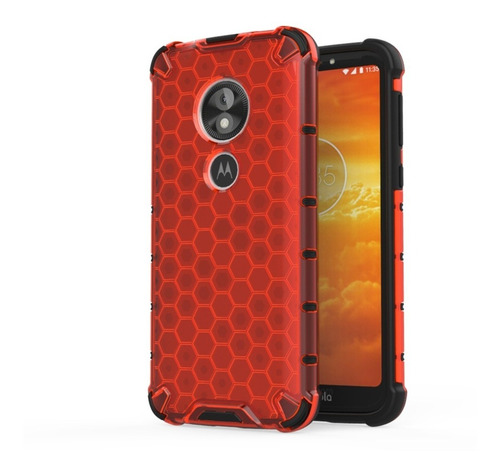Fundas Tpu Shockproof Diseño Honeycomb Para Motorola Moto E5