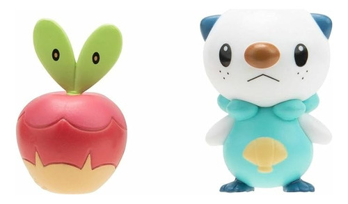 Pokemon Oshawott Y Applin Pack Figuras De Pelea