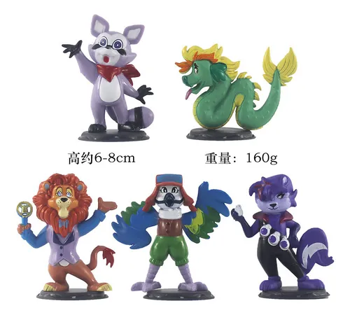 . Figuras De Oficina Hechas A Mano De Indigo Park, Muñecas