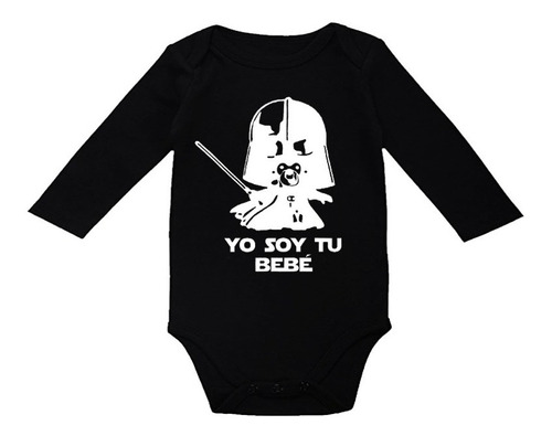 Body Rock Bebés Negro 100% Algodón Yo Soy Tu Bebé Star Wars | MercadoLibre