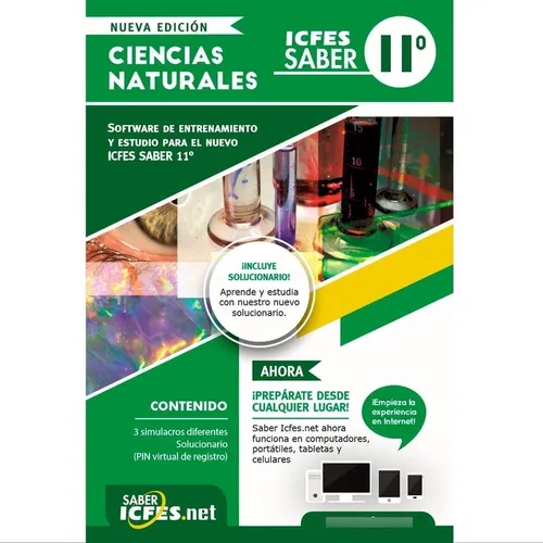 Libro (nuevo) Saber Icfes.net Ciencias Naturales 11°