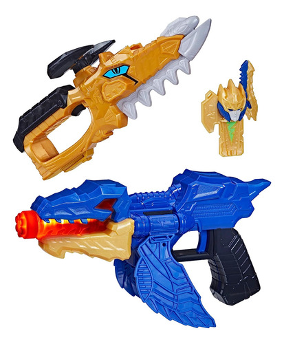 Power Rangers Dino Fury Gold Fury Blade Blaster Superhero Ad