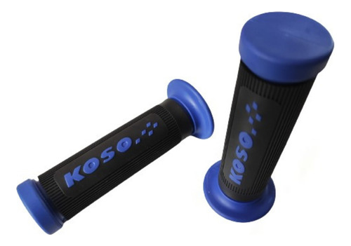 Grips, Puños, Mangos Tipo Koso Racing Negro-azul