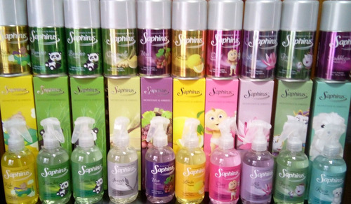 Aromatizantes Saphirus 10latas-10difusor-10textil V. Lynch. 