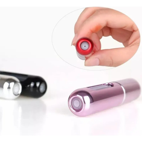 Porta Perfume Recarregável Mini Frasco 5ml Bolsa Viagem Bolso Mochila 1 Unidade