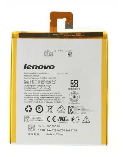 Bateria Lenovo Lepad S5000 S5000h L13d1p31  3550mah | MercadoLibre