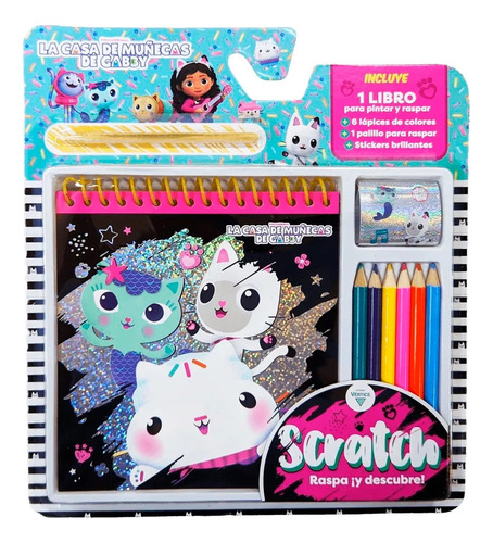 La Casa De Gabby Scratch Libro Raspa Y Descubre Dreamworks