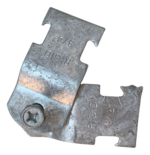 Pack 2un- Abrazadera Galvanizada Ruc 3/4 Para Riel Unistrut
