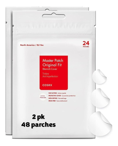 Cosrx Master Patch Parches Para Acne 2pk 48 Parches (korea)